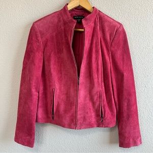 Valerie stevens suede leather jacket
